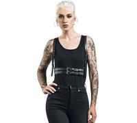 Imbracatura in Pelle da Donna - Nera KP12649