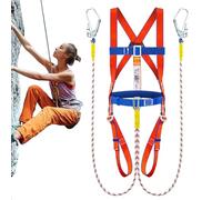 Imbracatura per arrampicata - Imbracatura integrale anti-caduta | con cordino assorbente, accessori ergonomici a rilascio rapido per manutenzione di torri