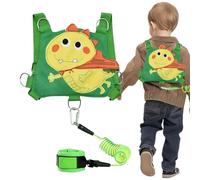 Imbracatura Per Bambini Con Guinzaglio - Corda di Sicurezza per Bambini | Guaina Dinosauro con Braccialetto contro lo Smarrimento per Shopping Viaggio Parco Escursioni