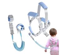 Imbracatura per bambini con guinzaglio, nel buio 3 in 1, imbracatura di sicurezza da polso, imbracatura anti-smarrimento per bambini, assistente per camminare per bambini, supporto per