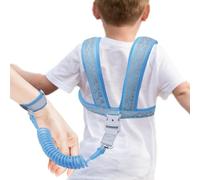 Imbracatura per bambini in lino | Guinzaglio per bambini - Imbracatura di sicurezza doppio uso Leash Harness Belt Strap Anti Lost Wrist Link per bambini in lino per camminare
