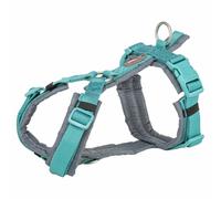 Imbracatura per Cani Trixie Premium Trekking Grafite Azzurro Chiaro M/L