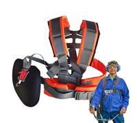 Imbracatura per decespugliatore - Tracolla imbottita per decespugliatore, cintura ergonomica per decespugliatore, supporto universale per decespugliatore, distribuzione del peso, presa comoda
