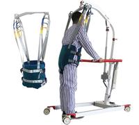 Imbracatura per Gambe Divise,imbragatura di sollevamento con capacità massima di 180 kg, imbragatura di sollevamento per deambulazione completa, deambulazione assistita in piedi, per anziani(Large)