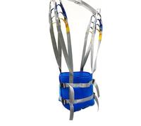 Imbracatura per Gambe Divise, imbragatura per trasferimento completo del corpo, imbragatura per toilette, riabilitazione, addestramento, ausili per la deambulazione,per anziani e disabili(Large)