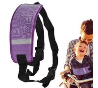 Imbracatura per moto per bambini, cintura di sicurezza per passeggeri | Cinghia di sicurezza sicura con imbottitura antiscivolo e design riflettente notturno, comoda cintura di supporto per bambini su