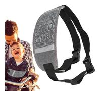 Imbracatura per moto per bambini, cintura di sicurezza regolabile antiscivolo con cinghie riflettenti, imbracatura da viaggio sicura per la sicurezza dei bambini, cinghia di supporto per moto per