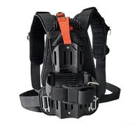 Imbracatura per serbatoio subacqueo, staffa posteriore per cilindri da 2-12 litri, cinturino in nylon per BCD con fibbie in acciaio inossidabile, imbottitura ergonomica per attrezzatura da snorkeling