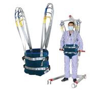 Imbracatura per sollevamalati Cintura di trasferimento con imbracatura for camminare, supporto a quattro punti, imbracatura for doccia, imbracatura di sollevamento for anziani bariatrici
