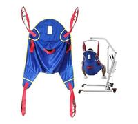 Imbracatura per sollevamalati, Con supporto per la testa e la schiena, per l'assistenza infermieristica e il caregiver(Medium)