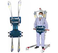 Imbracatura per sollevamento paziente Imbracatura per deambulazione in piedi, imbracatura per deambulazione assistita dal paziente, dispositivo per l'allenamento dell'andatura per l'ausilio (Size : S