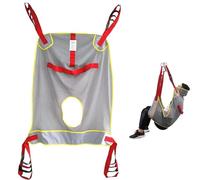 Imbracatura per sollevamento paziente per tutto il corpo, Cintura di trasferimento seduta per anziani, Imbracatura per comò per ausilio al sollevamento Sollevamento sicuro (Size : M)