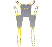 Imbracatura per sollevamento paziente per tutto il corpo, supporto per testa e schiena, imbracatura per sollevamento toilette, cinghie di trasferimento per toilette, gambe divise con apertura per WC,