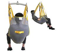 imbracatura per sollevamento pazienti medici Imbragatura a gambe divise con supporto per la testa, imbragatura a maglie larghe per il posizionamento e il sollevamento di letti per disabili. (Size : M