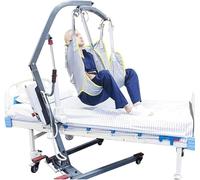 Imbracatura per Sollevamento WC, imbracatura in rete di sicurezza medica, imbracatura di sollevamento, cintura di trasferimento for tutto il corpo del paziente, sedia for doccia(Large)
