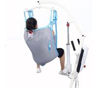Imbracatura per Sollevatore per Toilette, unità da bagno in rete, sollevatore per pazienti, imbragatura a gambe divise per il trasferimento dal letto alla sedia a rotelle, alla sedia a sdraio, alla se