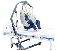 Imbracatura resistente per sollevamento pazienti, per il trasferimento, la doccia e il sollevamento di persone anziane o disabili, design con gambe divise, grigio