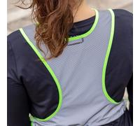 Imbracatura riflettente traspirante con tasca Go Fluo Pace ( grey reflective / Taille S/M )