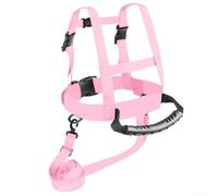 Imbracatura Sci Nylon per Bambini 2-7 Anni per sicura Imbracatura | Nylon per robusto, maniglia sollevamento, per sicura per bambini 2-7 anni, ideale per primi passi sulla neve(Pink)