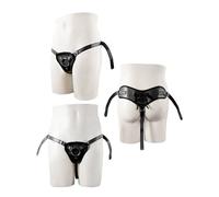 IMBRACATURA STRAPON CINTA CON DUE ANELLI IMBRAGATURA CINTURA COMPATIBILE DILDO