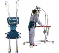 Imbracatura Universale Comfort, cintura di cintura per tutto il corpo supporta i formatori di gambe, camminando in piedi aiuti, per gli anziani diviso gamba fionda bariatrica Handicap Lift (Size :