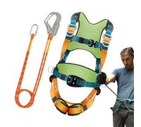 Imbracature Di Sicurezza Anticaduta,Kit di Sicurezza per Tetti con Cintura Corpo e Imbracatura | Cintura con Imbragatura Completa Comoda e Gancio Rapido per Arrampicata Escursionismo e Sport Esterni