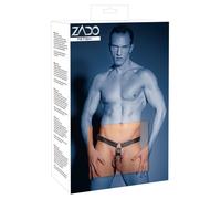 imbragatura cintura indossabile con anelli per pene uomo nero strap on black