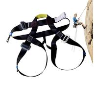 Imbragatura da arrampicata - imbracatura di sicurezza - fissaggio per alpinismo | Cintura da arrampicata con resistenza alla rottura di 25 kN in robusto poliestere per un trasporto sicuro durante l'ar