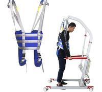 Imbragatura da passeggio per pazienti, dispositivo di addestramento all'andatura di aiuto alla riabilitazione, cintura di trasferimento regolabile, per l'addestramento di supporto alla deambulazione p