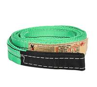 Imbragatura di sollevamento in poliestere resistente, cinghia industriale verde da 50 mm per sollevamento di gru, edilizia e magazzino