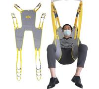 Imbragatura Per Sollevamento Pazienti, Imbragatura Universale Per Tutto Il Corpo Con Apertura Per Comoda, 6 Cinghie, Imbragatura Di Sollevamento Ausili Per La Riabilitazione(Medium)