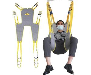 Imbragatura Per Sollevamento Pazienti, Imbragatura Universale Per Tutto Il Corpo Con Apertura Per Comoda, 6 Cinghie, Imbragatura Di Sollevamento Ausili Per La Riabilitazione(Medium)