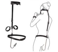 IMBRAGATURA SADOMASO GAG Dildo anale UNCINO TRIPLO BALL bondage PLUG ANAL BUTT