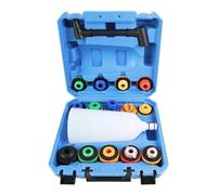 Imbuti Auto 16 Pezzi Riempitrice Universale Portatile Anti-Sversamento | Kit Imbuto Spurgo Liquido Raffreddamento Per Sistema Di Raffreddamento Motore, SUV, Camping-Car, Purga, Scarico Ri