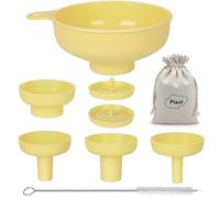 Imbuti da Cucina a Bocca Larga, Imbuto di Plastica di Qualità Alimentare Pisol per Cottura e Conservazione con 4 Bocche di Diverse Dimensioni per Riempire Vasi Mason a Bocca Larga e Regolare
