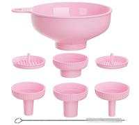 Imbuti da Cucina a Bocca Larga, Imbuto di Plastica di Qualità Alimentare Pisol per Cottura e Conservazione con 4 Bocche di Diverse Dimensioni per Riempire Vasi Mason a Bocca Larga e Regolare