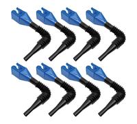 Imbuti per cambio olio moto da 8 pezzi Imbuti a scatto flessibili per drenaggio