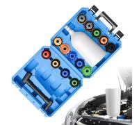 Imbuti Per Uso Automobilistico 16 pezzi antisversamento portatile | Kit Imbuto Radiatore Spurgo Per la riparazione del di raffreddamento del motore di auto camion SUV e campe