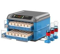 Imbutitrice per Uova, 128-500 Uova Imbutitrice per Pulcini Completamente Automatica con Girauova Automatico, Imbutitrice con Controllo della Temperatura per Galline, Oche, Anatre, Quaglie, 256