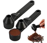 Imbuto 2 in 1 per polvere, paletta riutilizzabile per proteine e caffè, cucchiaio da tavola per bottiglie strette, paletta a imbuto per spezie da cucina, caffè macinato, tè (confezione da 2)
