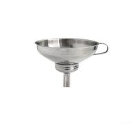 Imbuto a bocca larga in acciaio inossidabile per versare olio e vino, utensile da cucina antiruggine con finitura liscia a specchio, robusto design ad anello fisso per casa, hotel, uso in cantina, 17