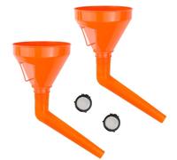 Imbuto Benzina Imbuto Carburante 2 Pezzi Imbuto in Plastica Flessibili Set di Imbuti Universali con Beccuccio e Filtro Staccabili Imbuto Rifornimento di Olio per Moto, Auto, Macchine Agricole