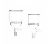 Imbuto Buchner in vetro borosilicato ad alta densità - Imbuto con filtro di aspirazione con calibro 24 mm | Opzioni da 35 ml a 1000 ml | 1/confezione