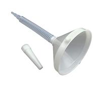 Imbuto Carburante Benzina Diametro 20cm Filtro Tubo Flessibile Strumento Travasatore Rabboccare Travaso, Imbuto Tubo Flessibile da 45cm Liquidi Benzina Diesel Oli Acqua Vino