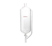 Imbuto Compensazione Pressione Valvola PTFE Giunto Vetro Borosilicato-3000mL 29#