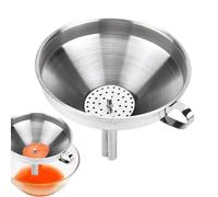 Imbuto con schermo, imbuto in acciaio inossidabile, imbuto per filtro a schermo, imbuto a maglia fine, imbuto in acciaio inossidabile, imbuto per olio per cottura, liquidi,