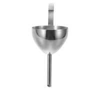 Imbuto Cucina Inox 304 con Filtro Multilivello e Gancio | Argento, Bocca Ampia e Uscita Stretta, per Olio e Aceto in Cucina