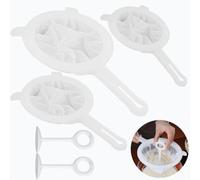Imbuto da cucina, imbuto per riempire la marmellata - set da 5 pezzi, setaccio fine a 200 mesh, setaccio per yogurt