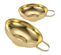 Imbuto da cucina in acciaio inossidabile da 2 pezzi, imbuto in metallo per