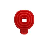 Imbuto da in Silicone Pieghevole, Rosso | Foro integrato appendibile, Imbuto flessibile , Trasferimento ’olio, Per conserve